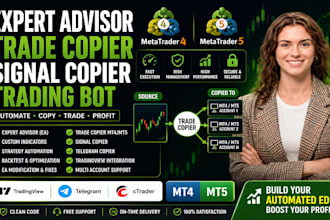 code expert advisor, trade copier, signal copier, mt4 mt5 trading bot