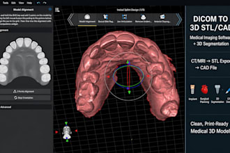 do dicom medical imaging software with 3d segmentation stl export cad modeling