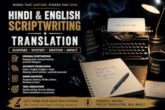 provide accurate english typing and creative writing