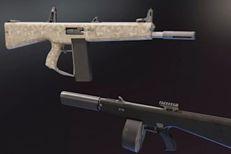 model realistic 3d gun and weapon assets,game asset,pbr texture,low poly weapon