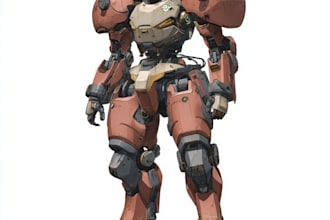 draw mecha robot,armor,gundam in anime or realism style