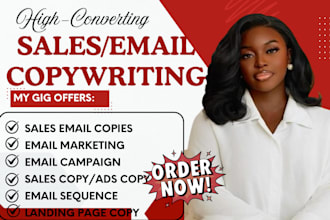 write converting sales email copywriting, email copy, ads copy, email marketing