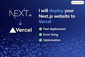 deploy your nextjs website to vercel fast and clean