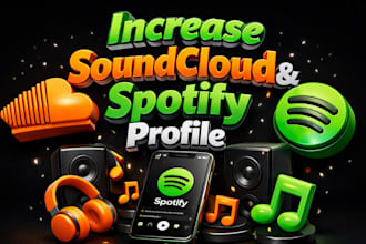 grow music streams, do click farming and spotify listener with organic promotion