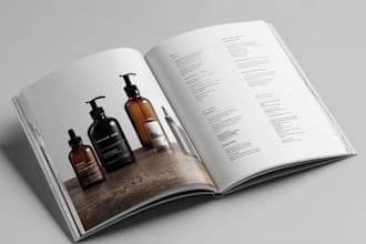 design product catalog brochure, catalogue, lookbook