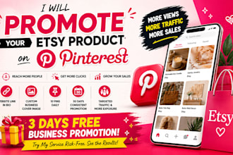 promote your etsy products on my pinterest account