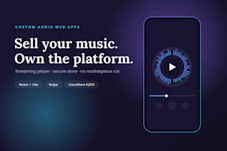 build your own audio streaming web app
