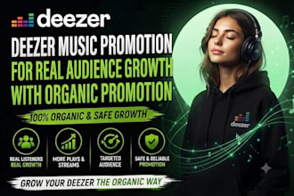 do deezer music promotion for real audience growth with organic promotion