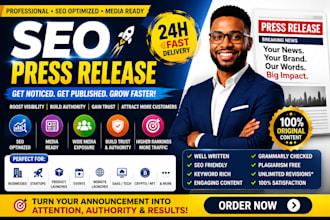 write business startup crypto press release boosts SEO brand visibility publish