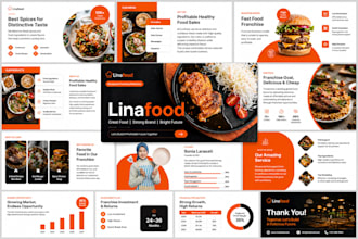 premium restaurant franchise pitch deck company profile investor presentation