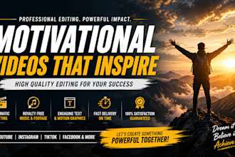 create motivational videos, monetizable videos with royalty free music