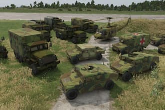 create custom vehicles and military props for arma reforger