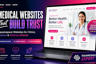 design healthcare website, build medical website, wellness website development