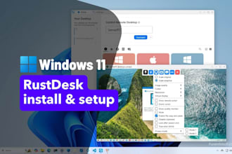install proxmox vm rustdesk remote desktop on premises, cloud server via ubuntu