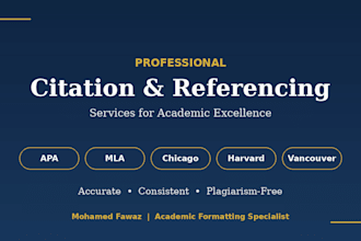 do apa citation and reference formatting