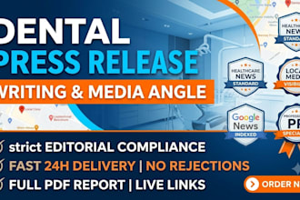 dental press release write dental press release healthcare pr media distribution