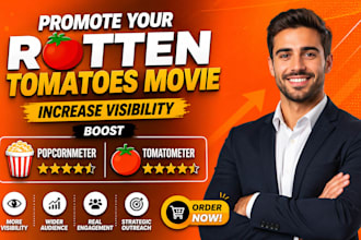 promote rotten tomato movie to increase visibility popcornmeter and tomatoemeter