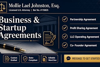 draft a comprehensive startup co founder agreement