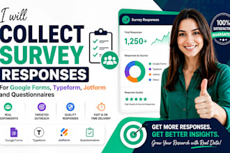 collect targeted survey responses for google forms, jotform, and typeform