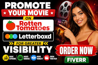 promote your movie on rotten tomatoes and letterboxd for more visibility