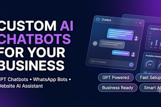 build custom ai chatbots and chatgpt assistants