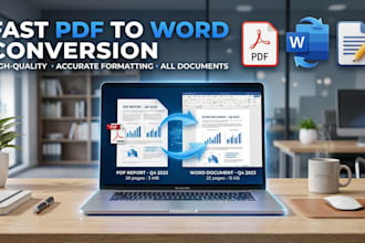 do accurate PDF to word conversion manually
