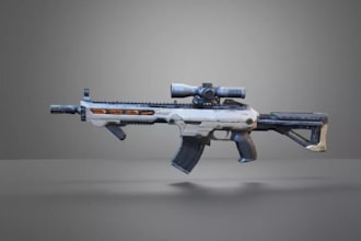 create 3d gun, sci fi gun, roblox weapon, 3d weapon asset model for game, film