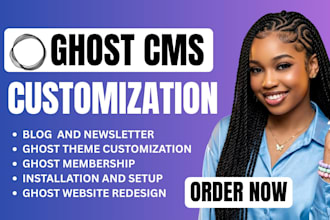 build ghost cms website migrate ghost blog ghost theme newsletter