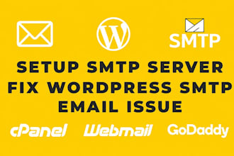 fix wordpress email issues, fix wordpress SMTP,  contact form
