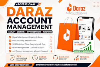do daraz product listing, SEO optimization, and account management