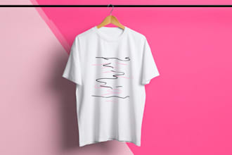 do custom minimalist typography t shirt design