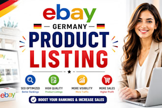 create SEO optimized ebay germany product listings
