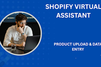 do shopify product listing and data entry