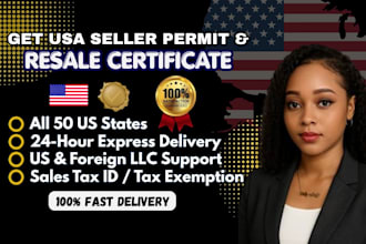 get your resale certificate and seller permit in all us states and sales tax id