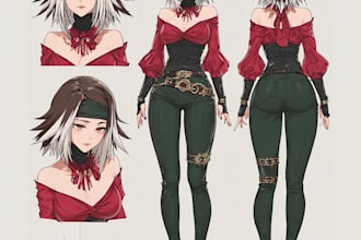 create custom anime scenes with characters and detailed
