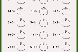 design printable kids math worksheets