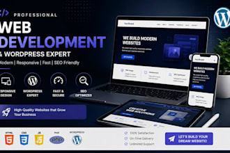 do complete wordpress development website