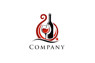 make minimalist club, hookah, bar, drinks and nightclub logo design