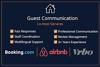 handle guest communication on booking com and airbnb
