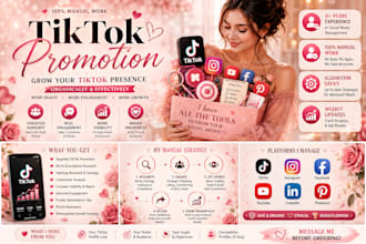 promote your tiktok videos and grow your audience