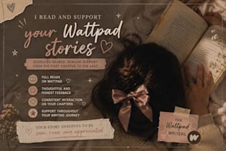 support your wattpad story and more