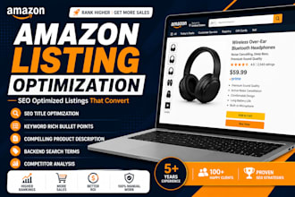 optimize your amazon listing with SEO title and bullet points