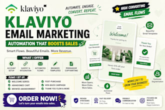 design klaviyo email marketing flows klaviyo email template