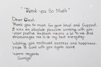 write anything with my beautiful handwriting