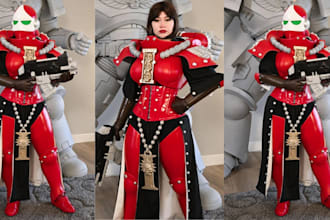 create custom cosplay creation wearable full anime knight armor props for con
