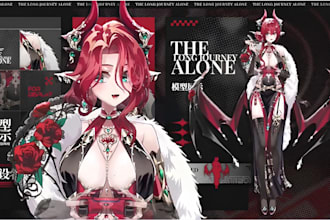design and rig live2d vtuber model anime vtuber model nsfw vtuber rigging model