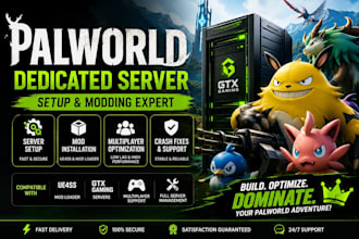 setup palworld server with mods ue4ss optimization support configure gtx gaming