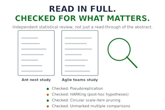 review the statistics in your research paper before submission