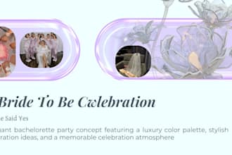 create a luxury event decoration concept and invitataion