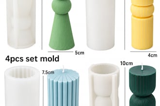 design 3d silicone mold, candle mold, plastic mold for manufacturing